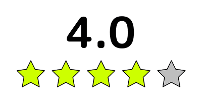 5段階評価で4.0